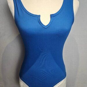 Zenana Seamless V-Cut Soft Stretchy Bodysuit Size Small NWOT